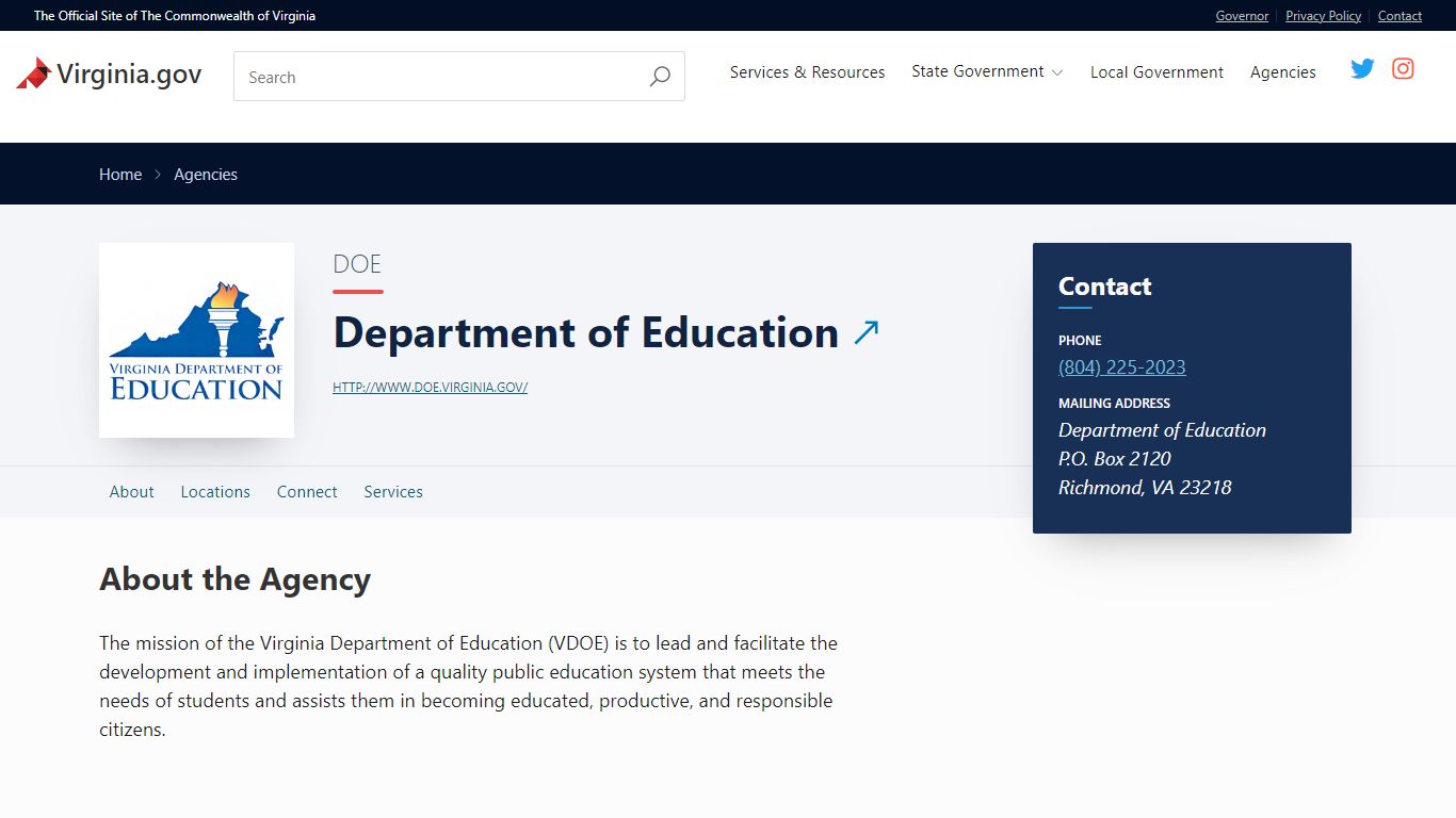 Department of Education | Virginia.gov